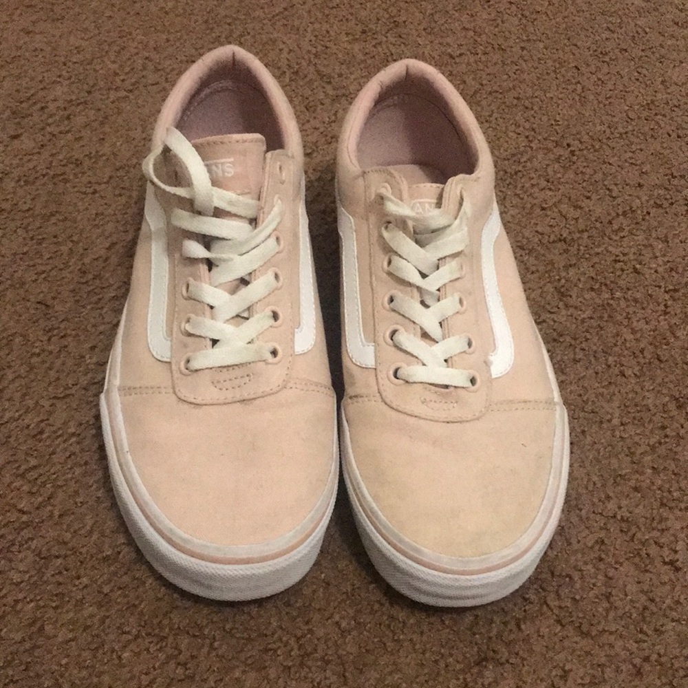 light pink vans!